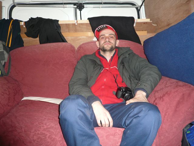 In da back and not even a lap done yet. 87 miles and rolling.